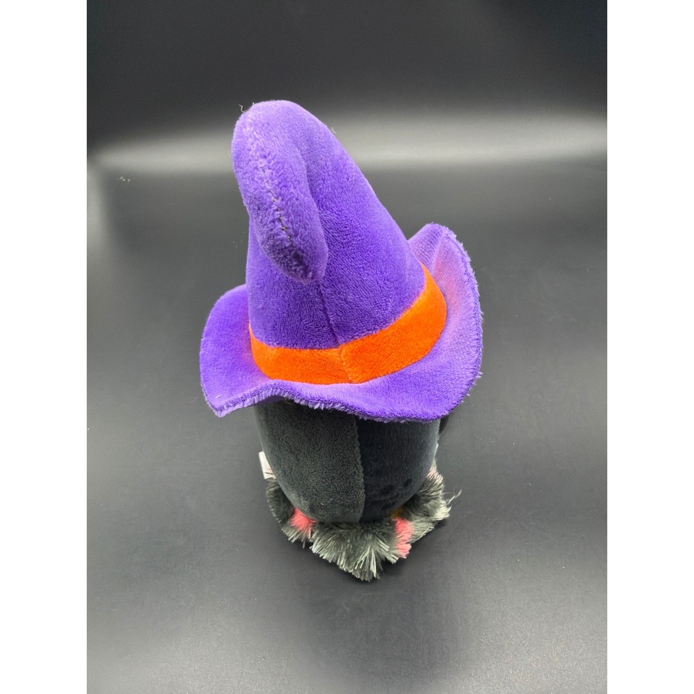 Ty Beanie Boos Halloween Hairy the Spider Witch Hat and White Cat Plush Set - Picture 5 of 13